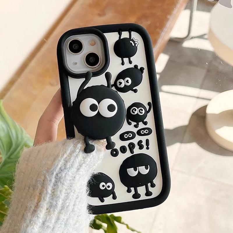 ZEROTO ZR002 Cute Emoji 3D Silicone Case Cover For iPhone 12 13 14 15 Pro Plus Max